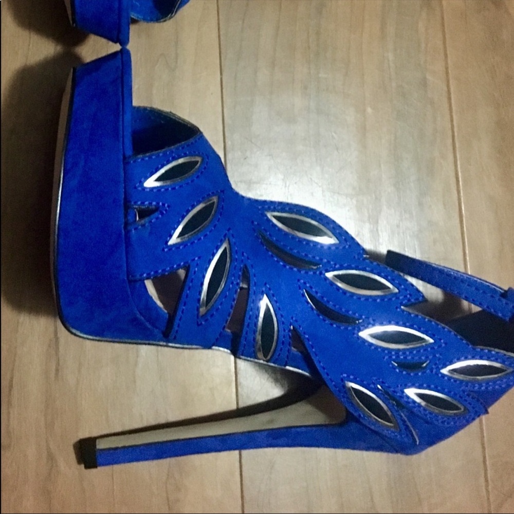 Madison blue high heels